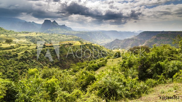 Image de Panorama view in Simien mountains national park Ethiopia